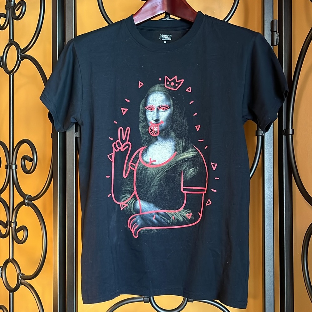 BRISCO Mona Lisa T-Shirt *Unisex - Picture 2 of 7